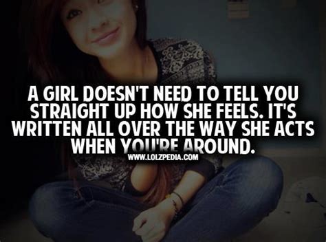 a girl doesn t need to tell you images love quotes
