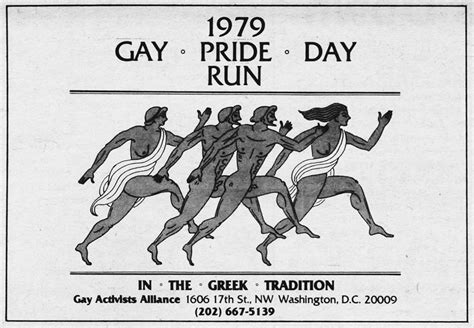 vintage gay on twitter gay pride run washington dc 1979