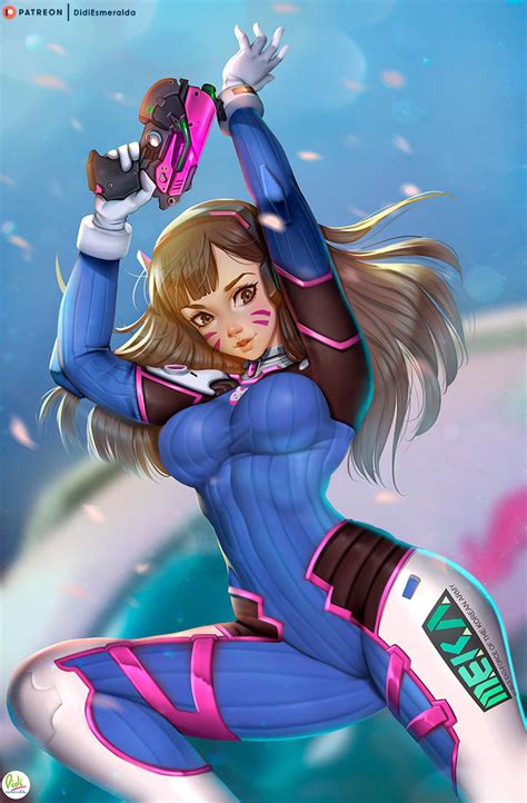 Dva Overwatch Fanart By Didi Esmeralda On Deviantart