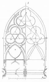 Fenster Gotische Gotik Gothic sketch template