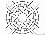 Coloring Pages Colouring Celtic Knot Sheet Round Pattern Printable Friendship Bracelets Kids sketch template