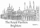 Brighton Royal Pavilion Illustration Choose Board Bovington Hove Robert sketch template