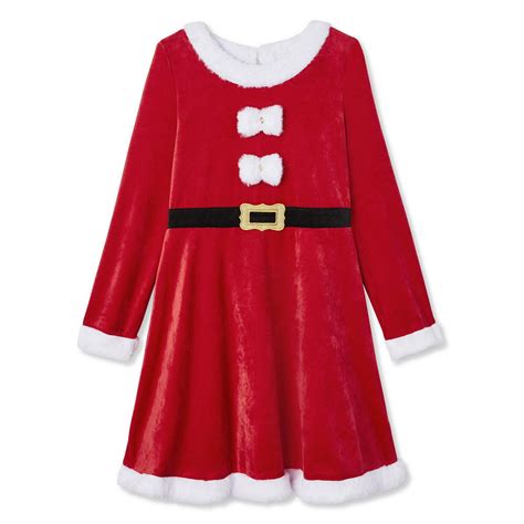 George Girls Santa Dress Walmart Canada