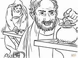 Ananias Sapphira Lied Saul Dibujo Heals Peter Supercoloring Elfen sketch template
