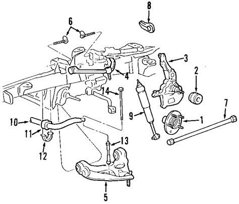 lista  foto diagrama suspension delantera de ford ranger el ultimo