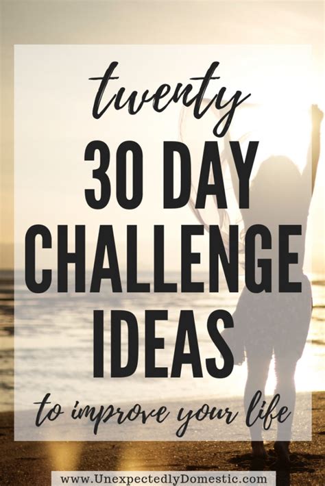 ultimate list   day challenge ideas   change  life