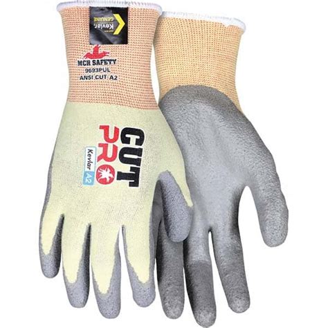 mcr safety cut puncture resistant gloves size  ansi cut  ansi puncture  polyurethane