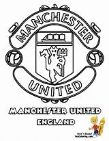 Coloring Pages Football Manchester Soccer Colouring United Printable Teams Logo Print English Yescoloring Boys Team Kids England Colour City Fifa sketch template