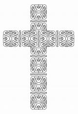 Coloring Pages Printable Adult Cross Crosses Color Print Christian Mandala Easter Sheets Crafts Scripture Printables Clip Detailed Colouring Catholic Bible sketch template