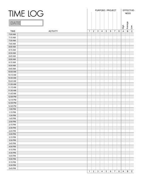 printable time management worksheets