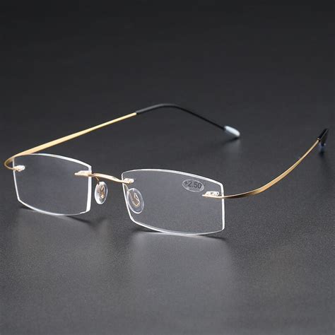 [ 5 deals] men ultra light rimless reading glasses anti fatigue