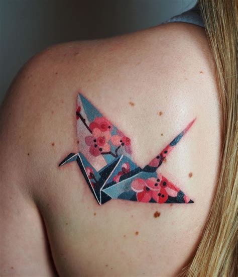 origami crane tattoo tattmaniatattmania