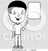 Teenage Talking Boy Adolescent Outlined Coloring Clipart Vector Cartoon Cory Thoman sketch template