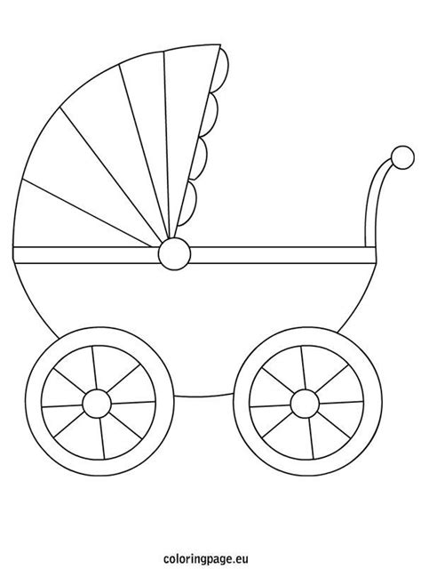 baby carriage coloring pages baby shower deco decoracion baby shower