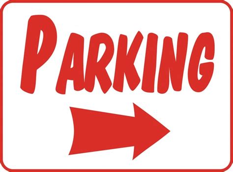 parking sign double sided directional  abc seasonal
