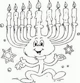 Hanukkah Menorah Coloring Dancing Pages Color Printable Happy Gif Scribblefun Bunny sketch template
