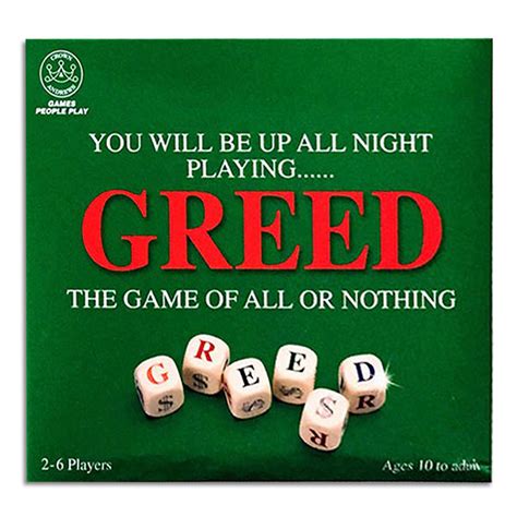 greed dice game board game gameology