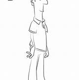 Phineas Ferb Buford Stomm sketch template