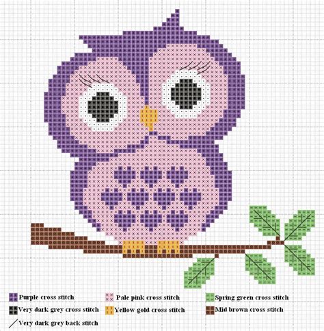 cross stitch mania  owl cross stitch chart