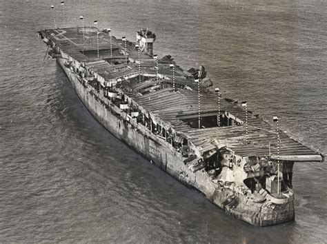 wwii aircraft carrier uss independence  amazingly intact