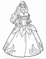 Kleurplaat Prinzessin Prinses Malvorlage Feest Ausmalbild Ausdrucken Gratis Kleurplaten Printen sketch template