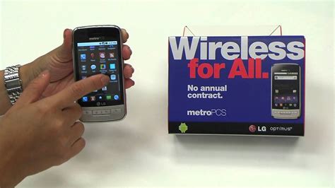 metro pcs lg optimus  android phone  features   seconds youtube