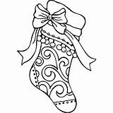 Stocking Coloring Printable Pages Christmas Printablee sketch template