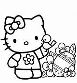 Kitty Hello Coloring Pages Printable Kids Colouring Color Print Printables Girls Book Easter Cute Games Bestcoloringpagesforkids Wallpaper Easy Drawings sketch template