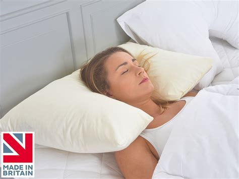 orthopaedic supportive neck head pillow  side sleepers medium firmness ebay