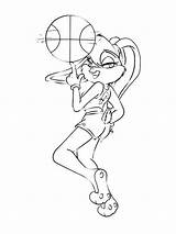 Lola Bunny Coloring Pages Printable Recommended Color sketch template