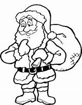 Santa Claus Coloring Pages Printable Mrs Color Getcolorings sketch template