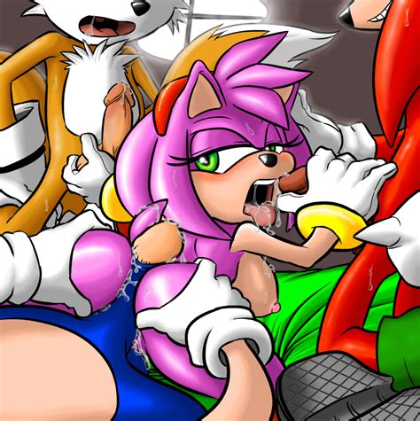 Rule 34 All Fours Amy Rose Anthro Ass Back Ball Fondling