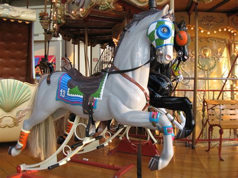 rocking carousel horse  venetian style carousel   fr flickr
