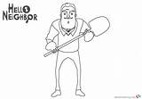 Hello Neighbor Coloring Pages Printable Kids Bendy Draw Drawing Ink Machine Cricut Adults Bettercoloring Comments sketch template