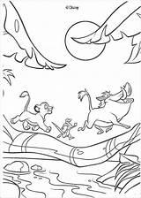 Coloring Lion King Pages Print sketch template