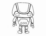 Robot Strong Coloring Coloringcrew sketch template