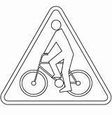 Coloring Pages Signs Traffic Cyclists Street Print Printable Getcolorings Color sketch template