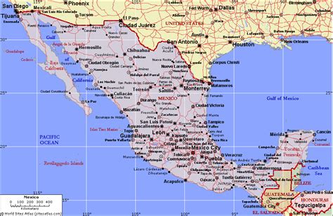 map  mexico map state