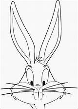 Bugs Bunny Coloring Pages Cartoon sketch template