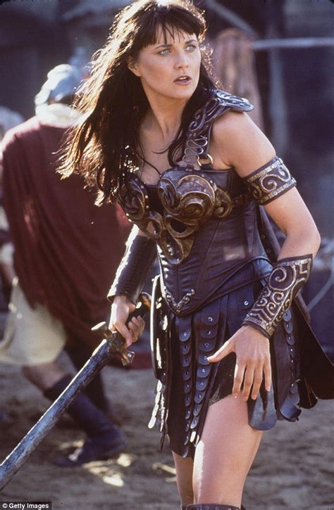 lucy lawless talks about her role as xena during tv appearance daily mail online
