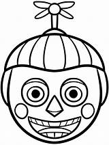 Fnaf Coloring Pages Nights Five Chica Drawing Para Freddy Boy Draw Balloon Colorear Imagenes Drawings Toy Easy Printable Step Bonnie sketch template
