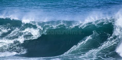 ocean wave breaking stock photo image  froth plume