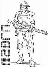 Wars Star Pages Coloring Rex Captain Clone Library Clipart Dessin sketch template