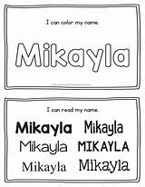 Mikayla Handwriting sketch template