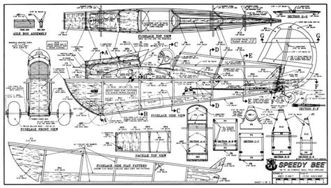 speedy bee plans aerofred download free model airplane plans