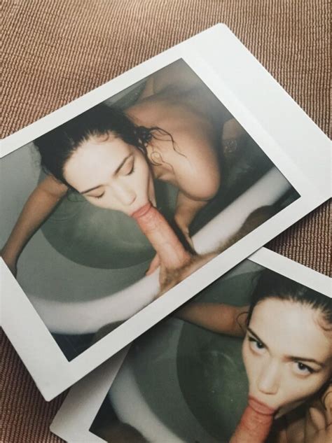 Girlfriend Sucks Cock In Tub Polaroid Pictures Tessasex