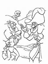 Hook Captain Coloring Pages Printable sketch template