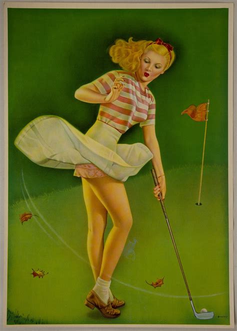 Vintage 1940s Rare Art Frahm Pin Up Poster Cheesecake Blonde Etsy