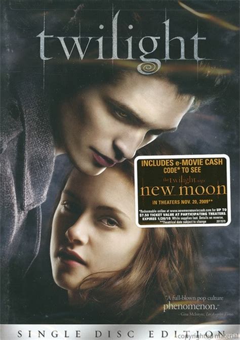 twilight single disc dvd 2008 dvd empire