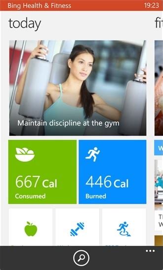 bing health  fitness app hits windows phone
